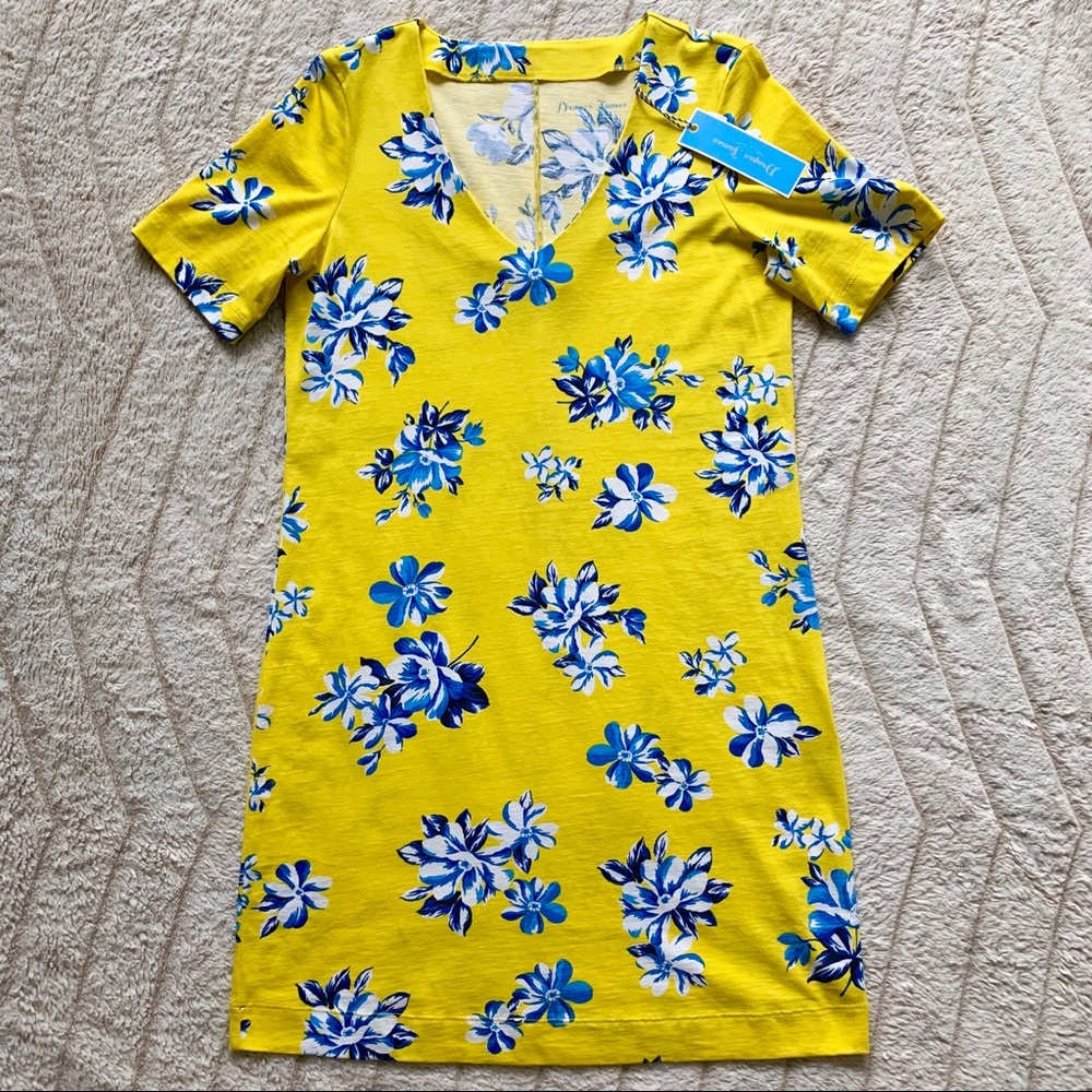 NWT Draper James Hillsboro Yellow Floral Dress